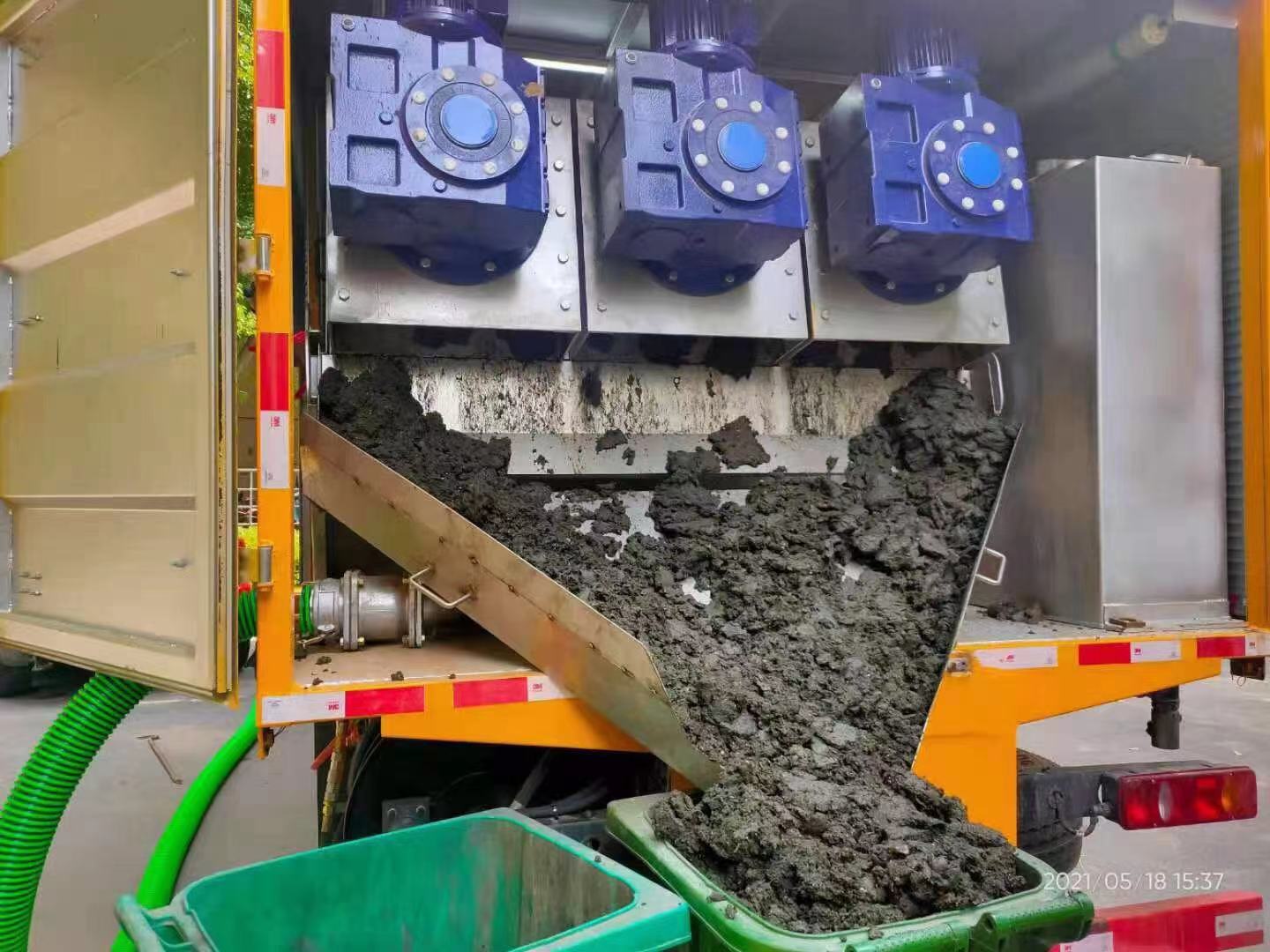 淮滨化粪池清掏城市维护站-泥浆净化干湿分离处理